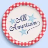 All American Plates - 24 paper plates