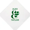 Ampersand Couple Coasters, Green Foil