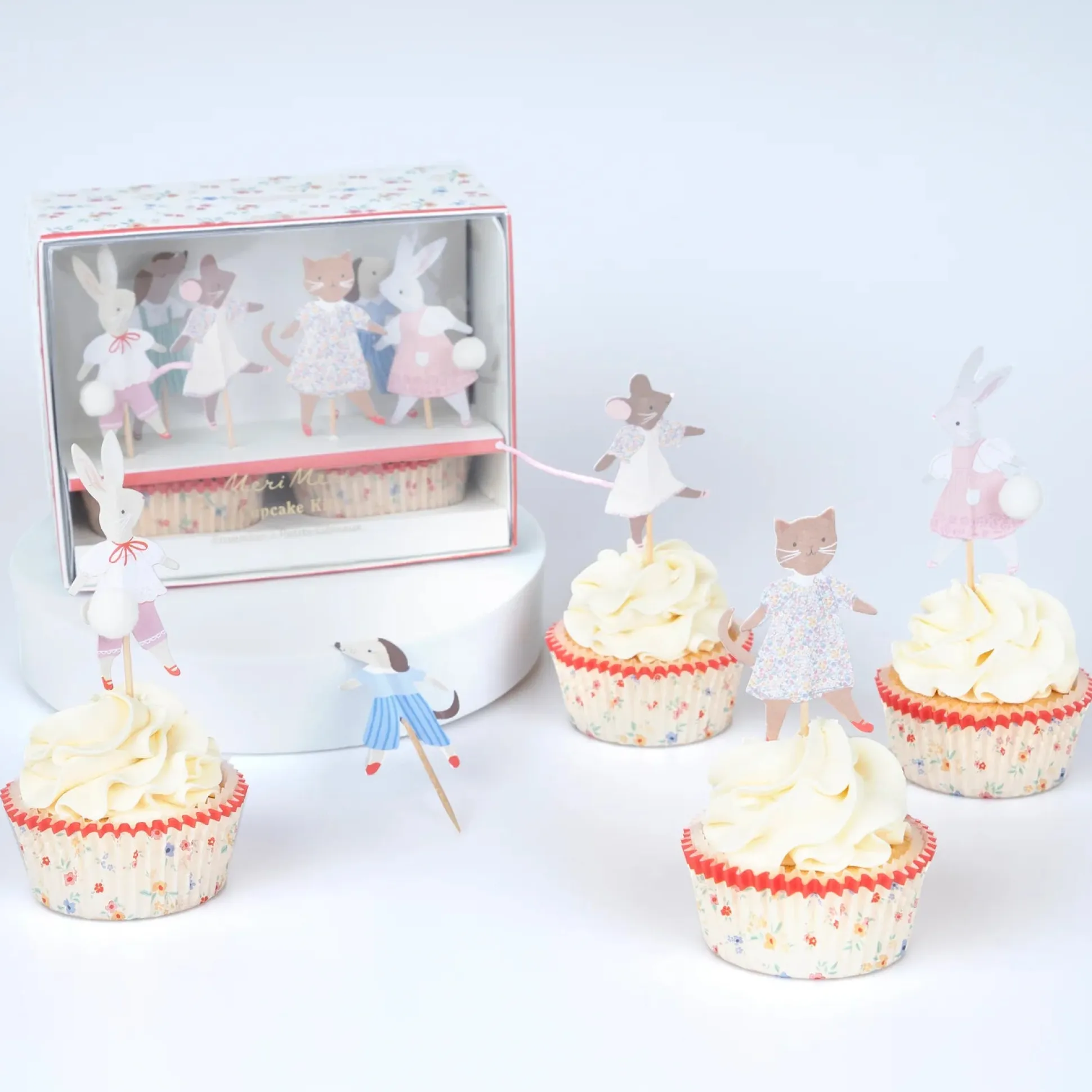 Animal Friends Cupcake Kit, Set of 24