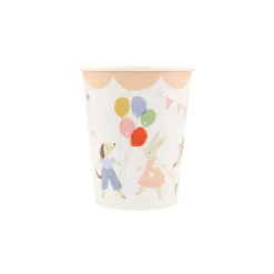 Animal Friends Cups, Set of 8