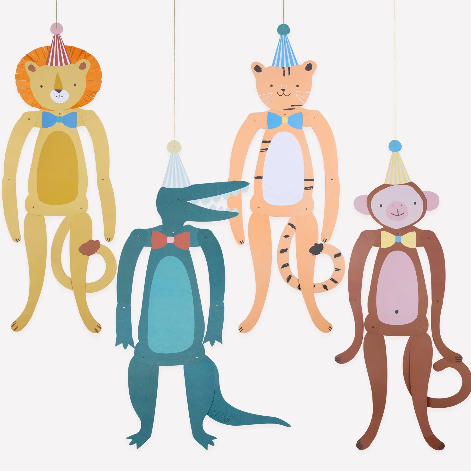 Animal Parade Decorations (x 4)