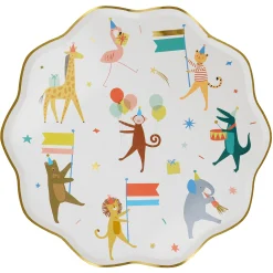 Animal Parade Dinner Plates, Pack of 8
