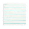 Aqua Frenchie Striped Large Napkins, Pack of 16