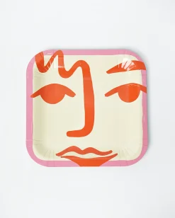 Art Party Dessert Plates, Pack of 12