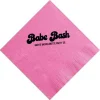 Babe Bash Personalized Napkin, Black Foil