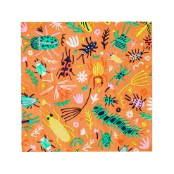Backyard Bugs Bunches of Bugs Large Napkins, Pack of 16