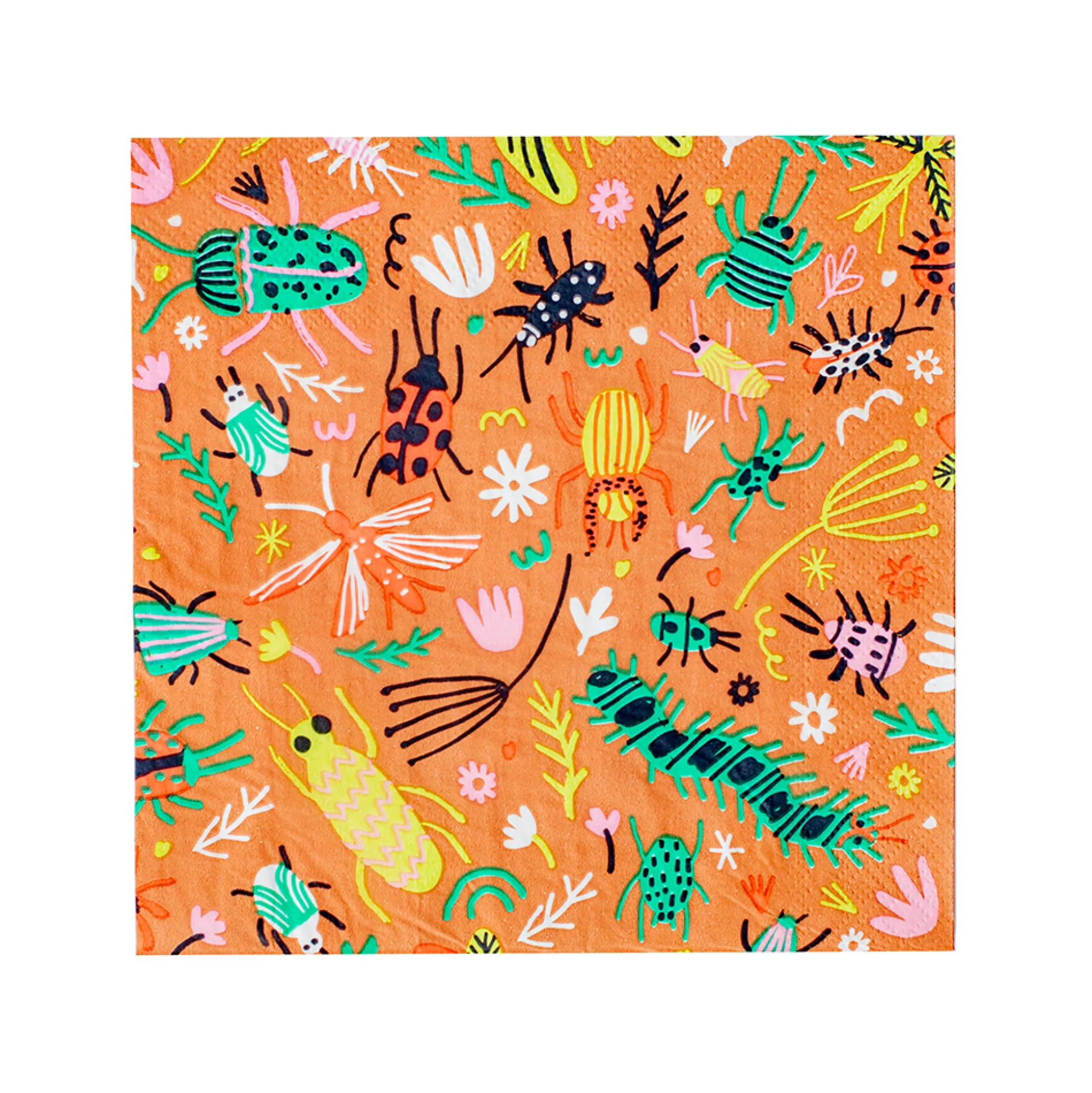 Backyard Bugs Bunches of Bugs Large Napkins, Pack of 16