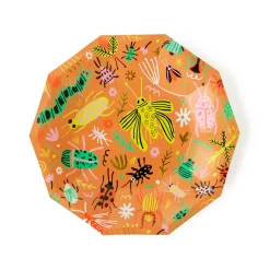 Backyard Bugs Small Plates, Pack of 8