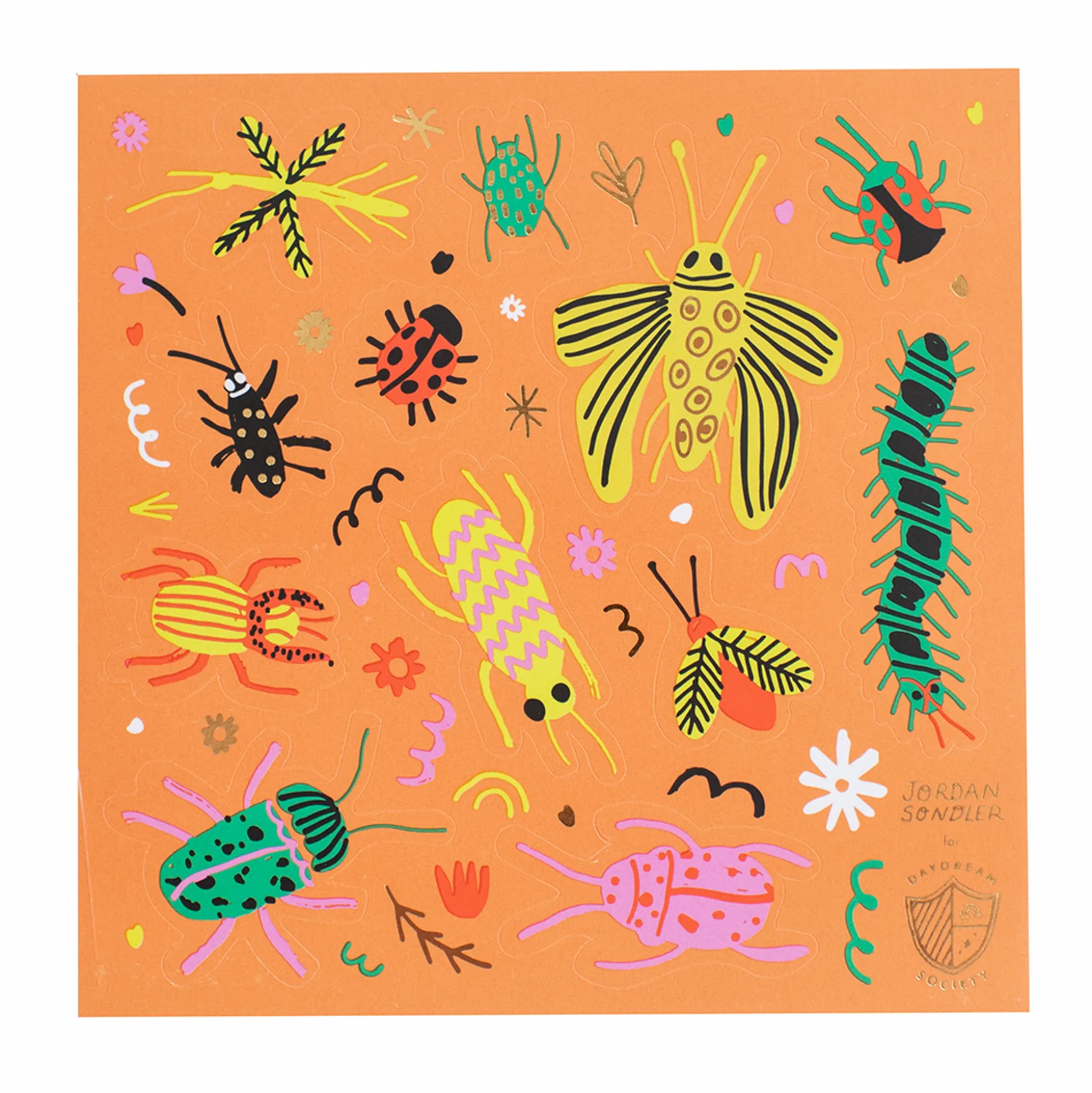 Backyard Bugs Sticker Set, Pack of 4