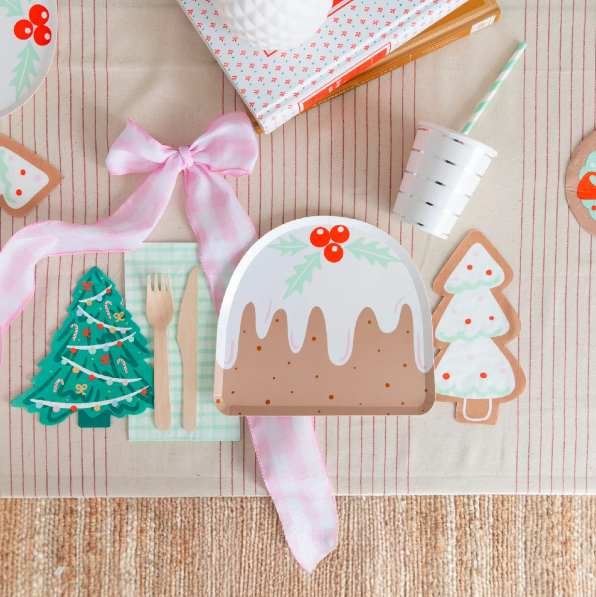 Baking Spirits Bright Christmas Tree Guest Napkins, Pack of 16