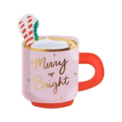 Baking Spirits Bright Merry & Bright Mug Small Plates, Pack of 8