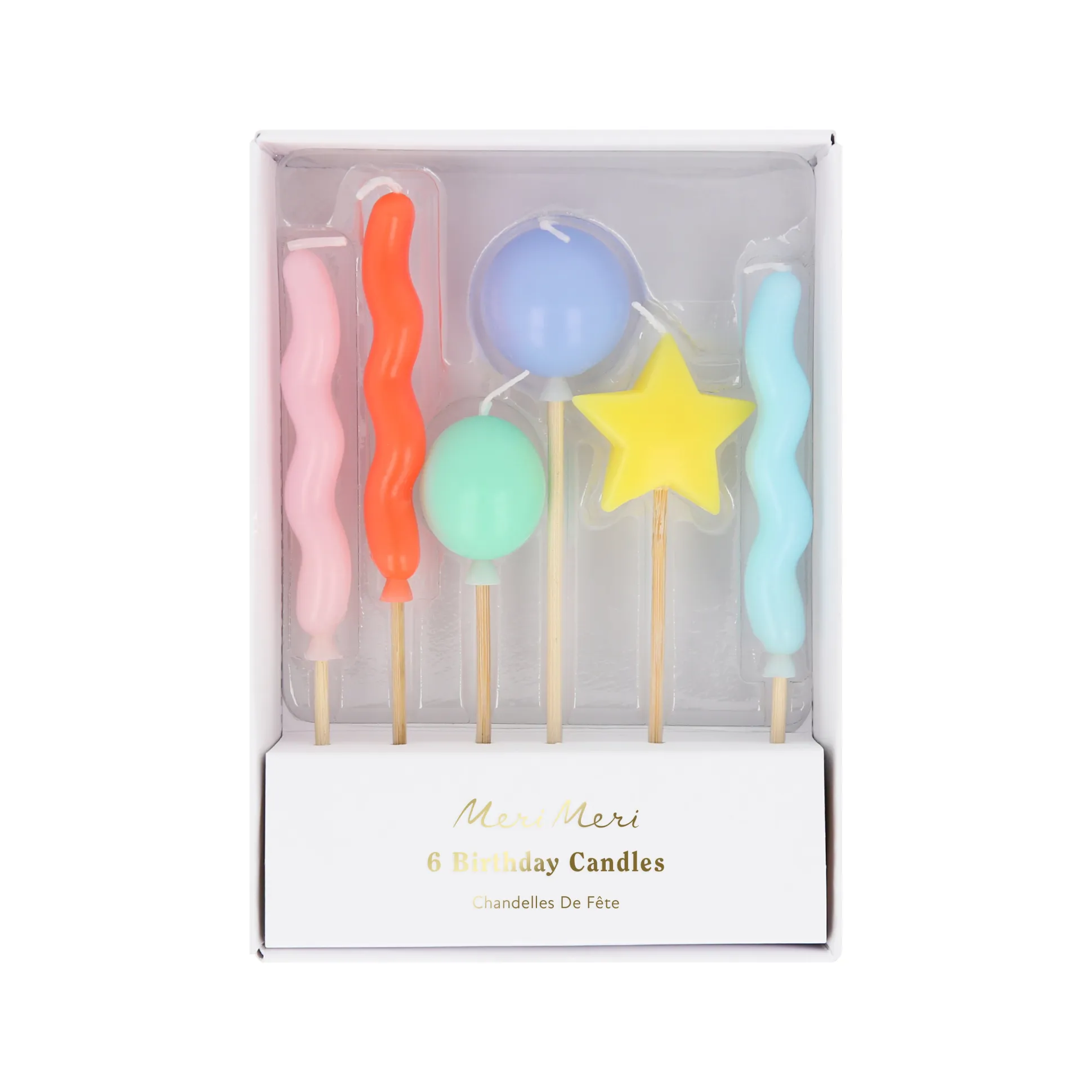Balloon Candles, Pack of 6