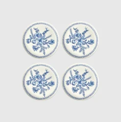 Bamboo Blue Toile Small Plates (Pack of 4)