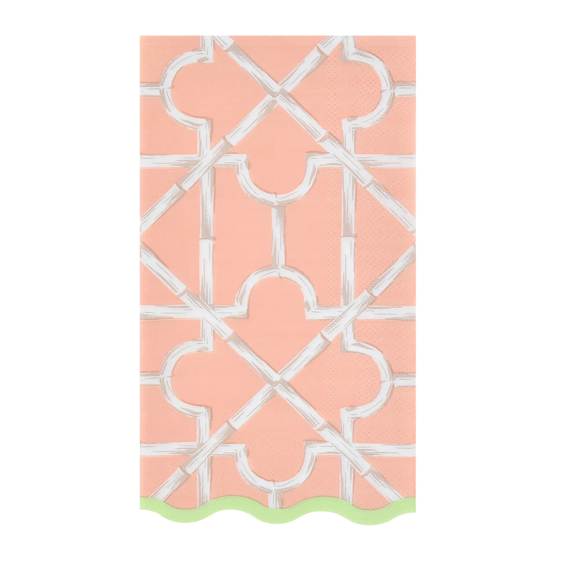 Bamboo Pattern Guest Towels (x 16)
