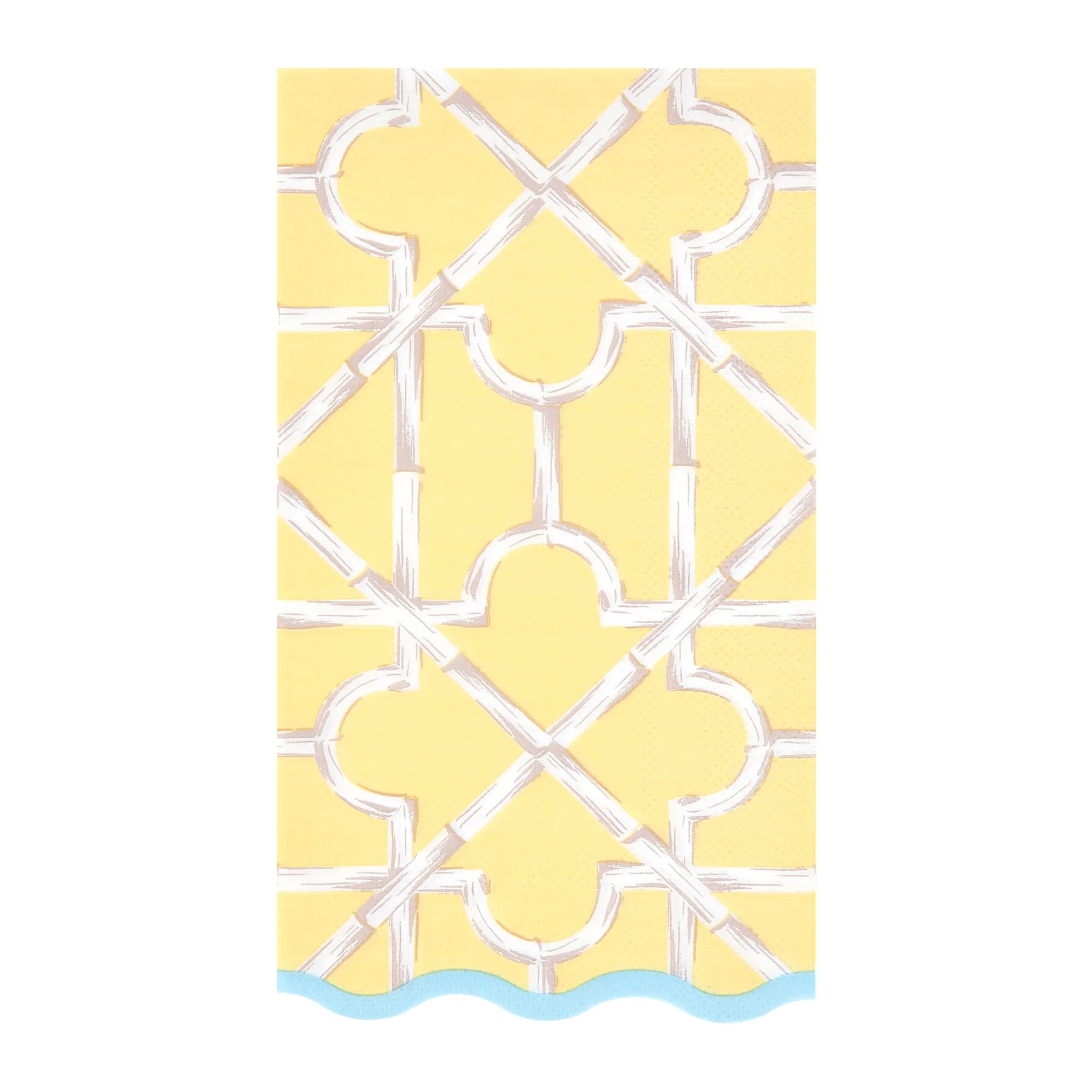 Bamboo Pattern Guest Towels (x 16)