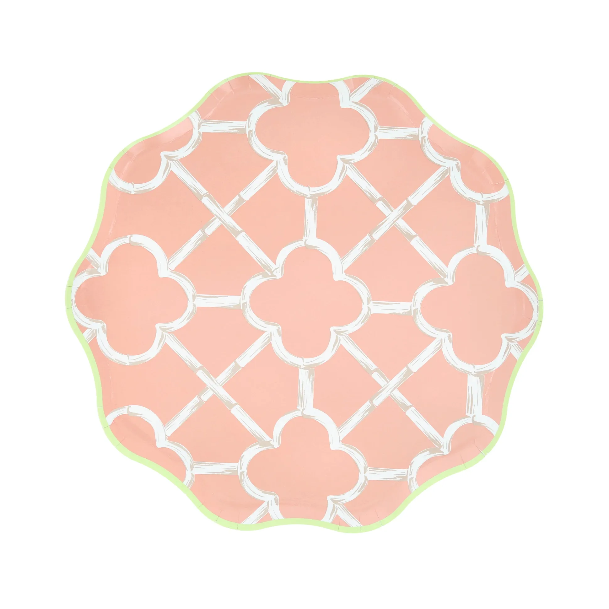 Bamboo Pattern Side Plates (x 8)