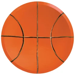 Basketball Plates, Pack of 8