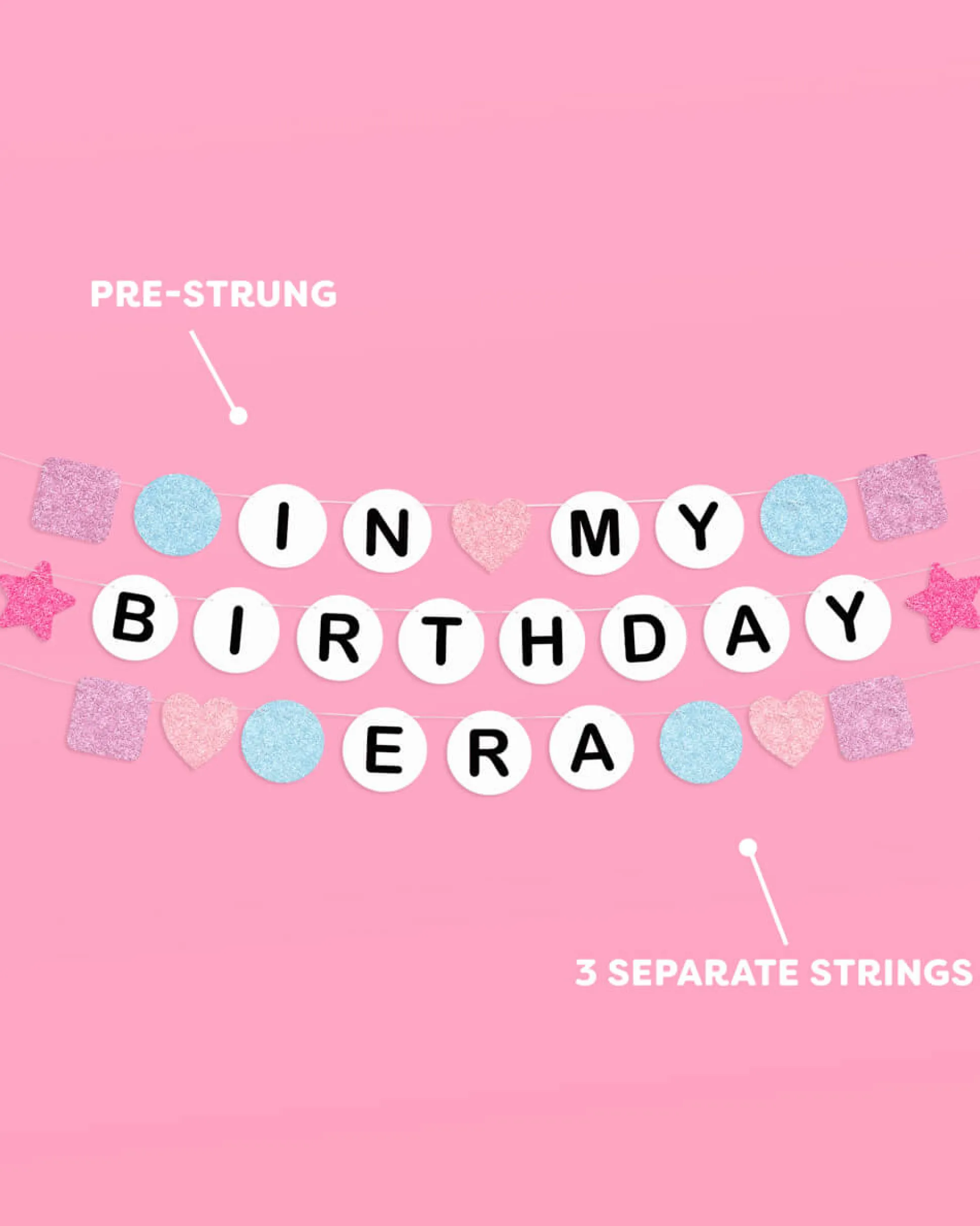 Bday Era Banner - Friendship Bracelet Banner
