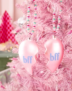 BFF Ornament - 2 piece split heart ornament