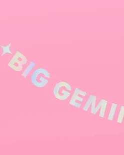 Big Gemini Energy Banner - Iridescent Foil Banner