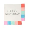 Birthday Fringe Small Napkins, Pack of 16