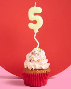 #5 Birth-YAY Candle - pastel bubble candle