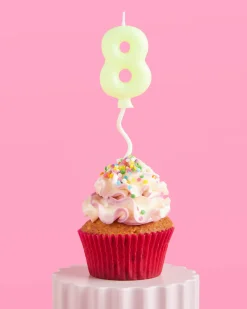 #8 Birth-YAY Candle - pastel bubble candle