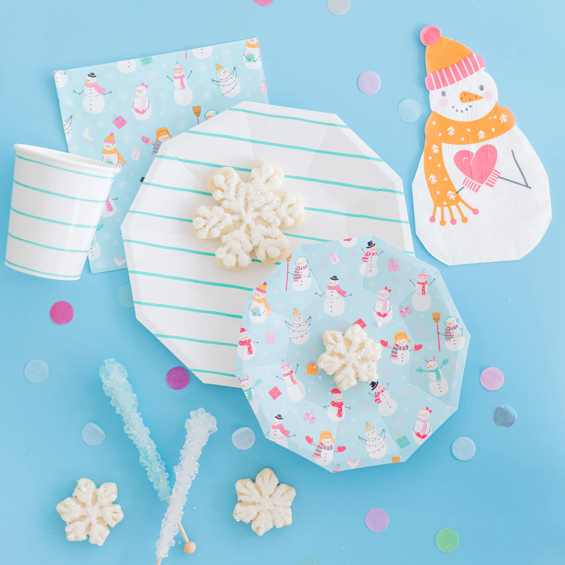 Blizzard Buddies Small Plates, Set of 8