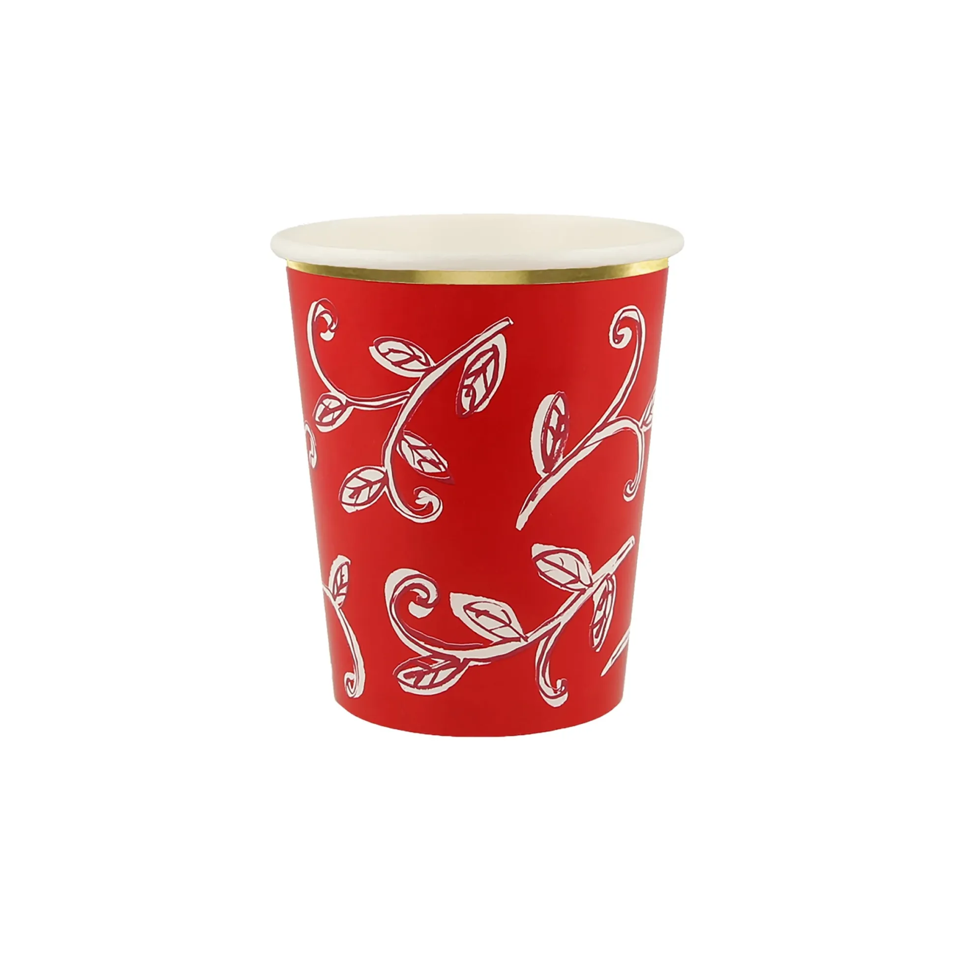 Block Print Cups, Pack of 8