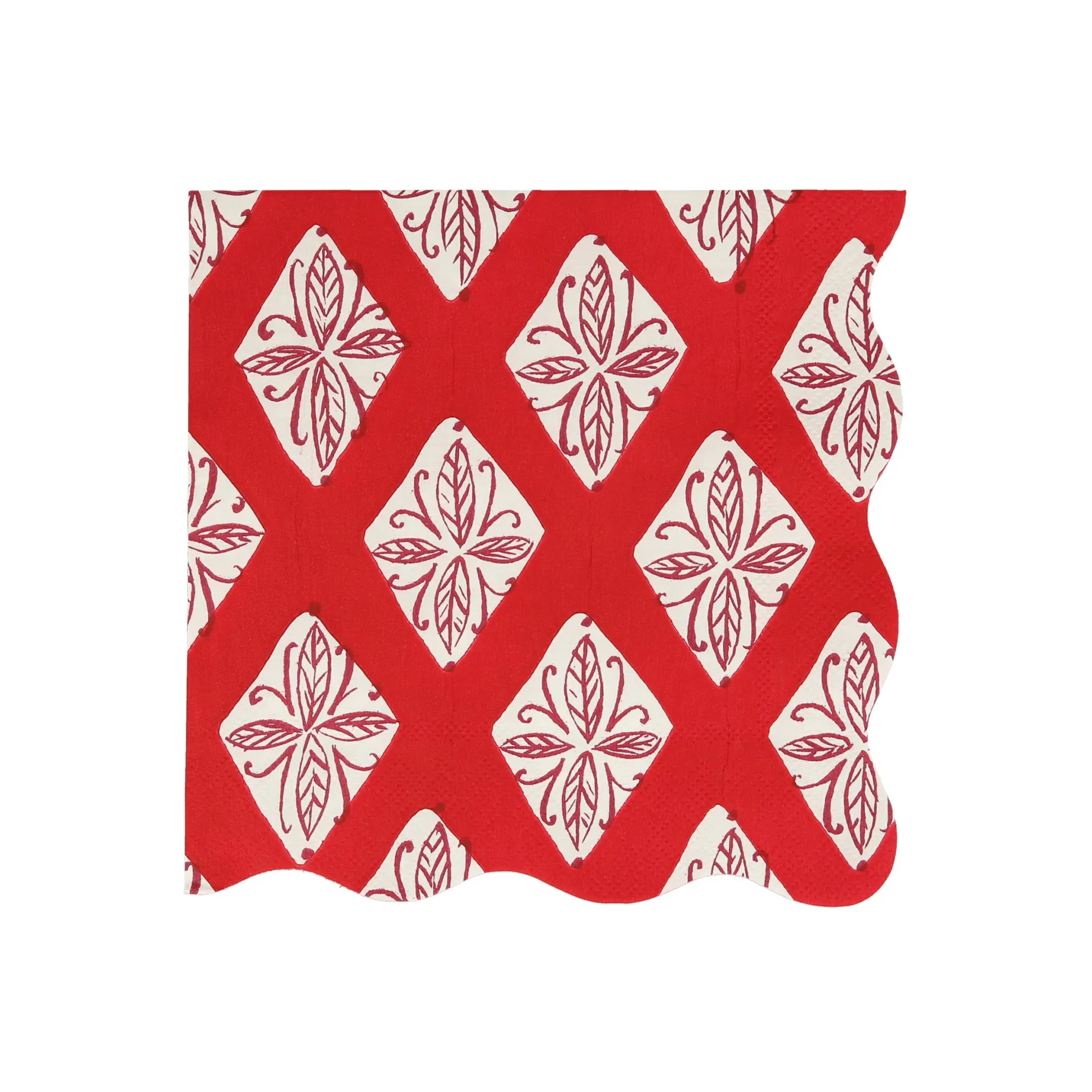 Block Print Large Napkins, Pack of 16
