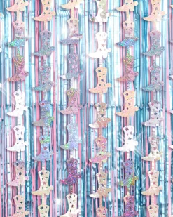 Blue Cowgirl Curtain Pack