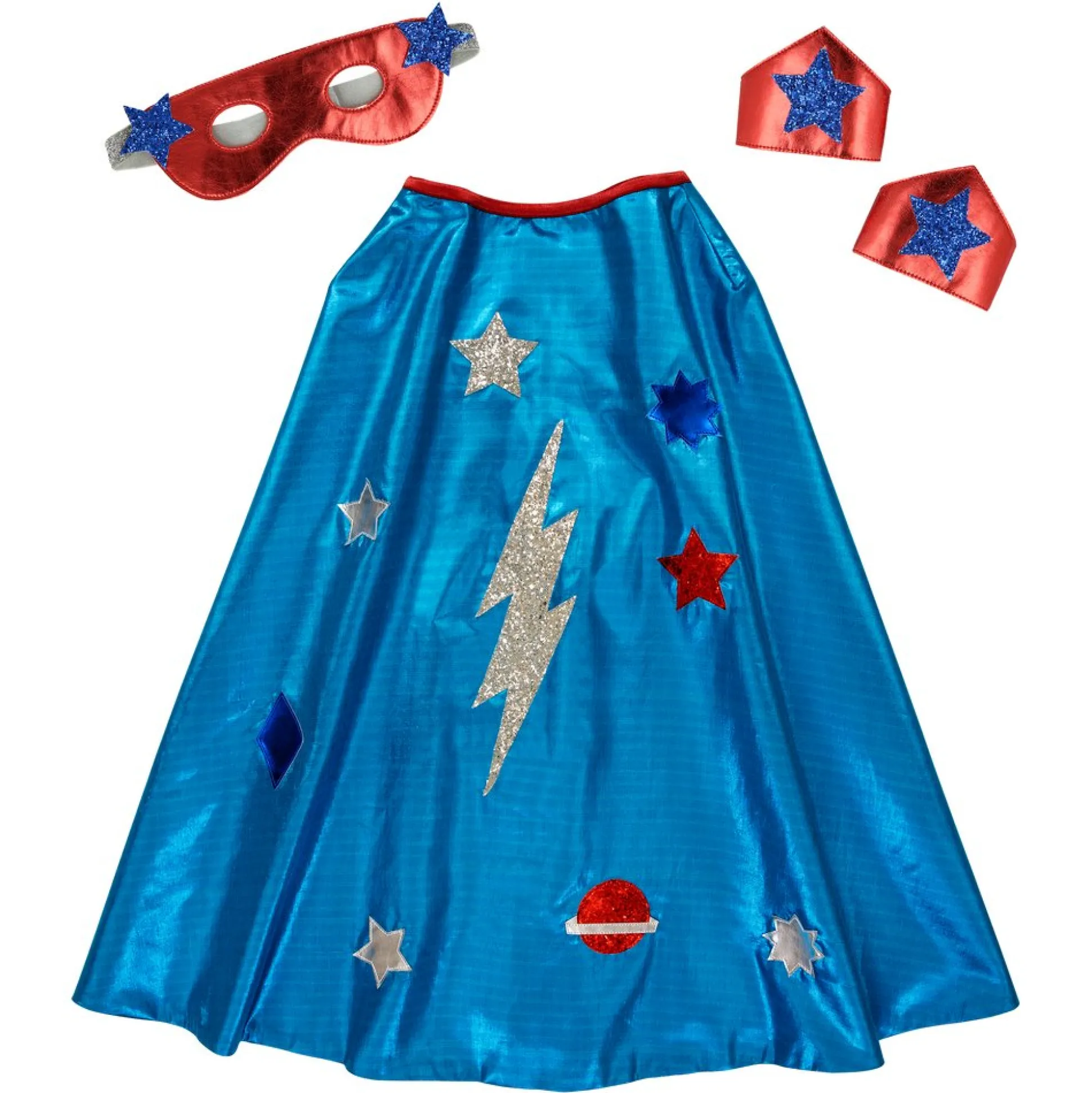 Blue Superhero Cape Dress Up