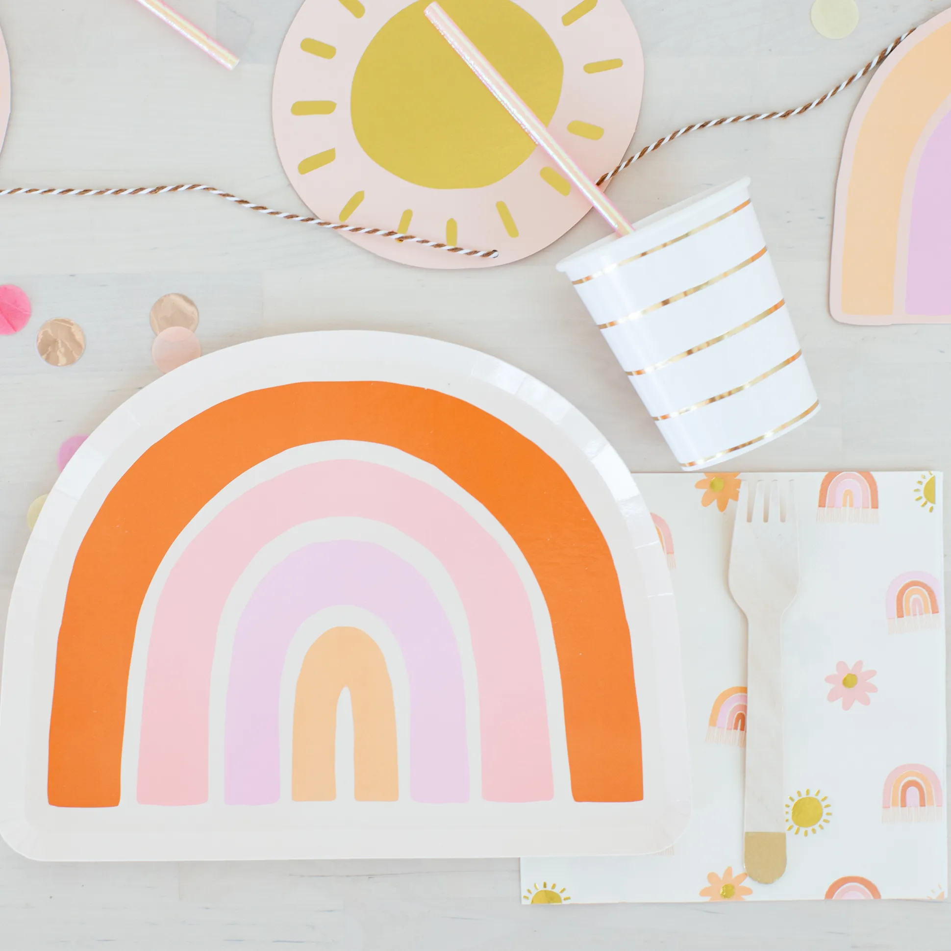 Boho Rainbow Garland