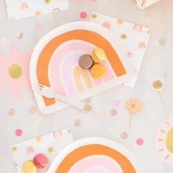 Boho Rainbow Nail Stickers, Pack of 100