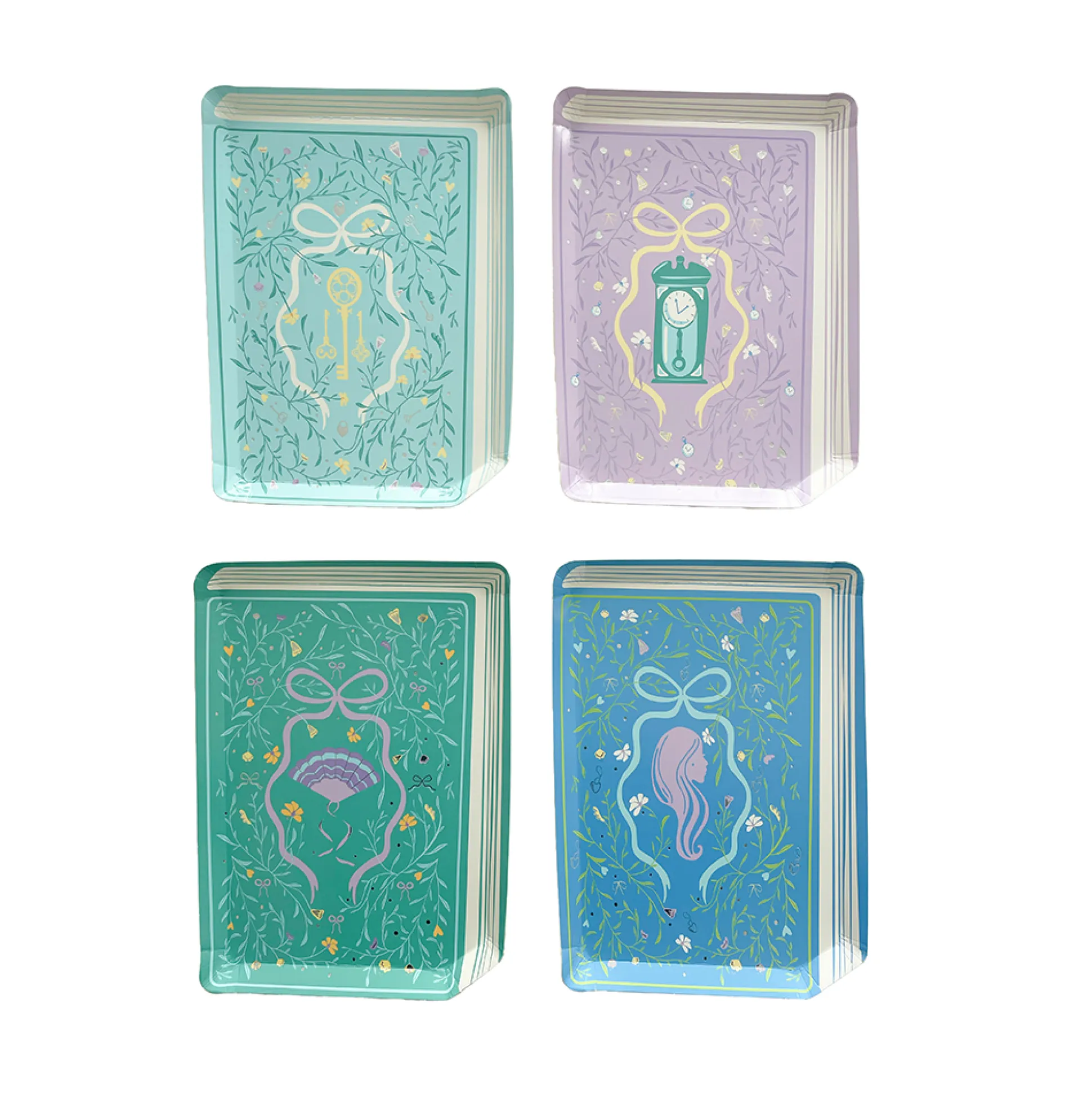 Book Club Book Die-Cut Dinner Plates