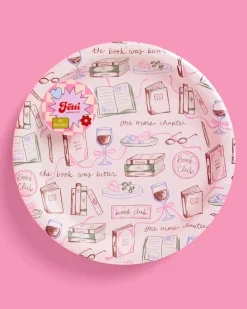 Book Club Plates - 25 paper plates