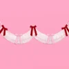 Bow Bliss Banner - layered fringe + velvet bows