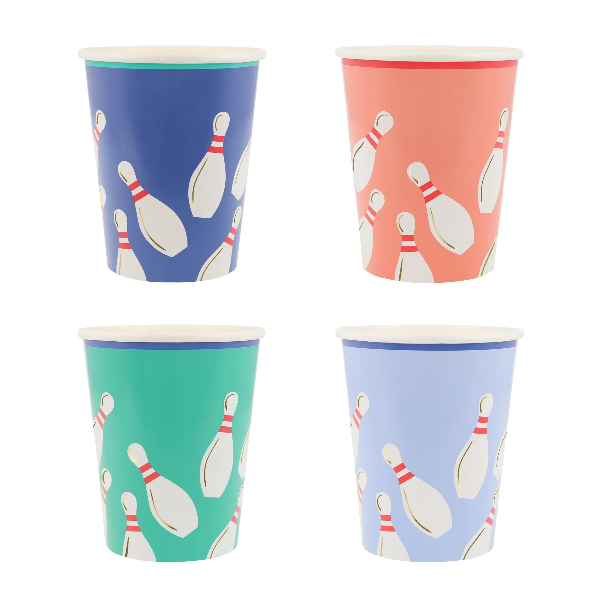 Bowling Cups, Set of 8