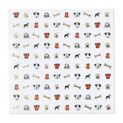 Bow Wow Nail Stickers, Pack of 100
