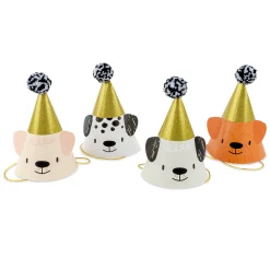 Bow Wow Party Hats, Pack of 8