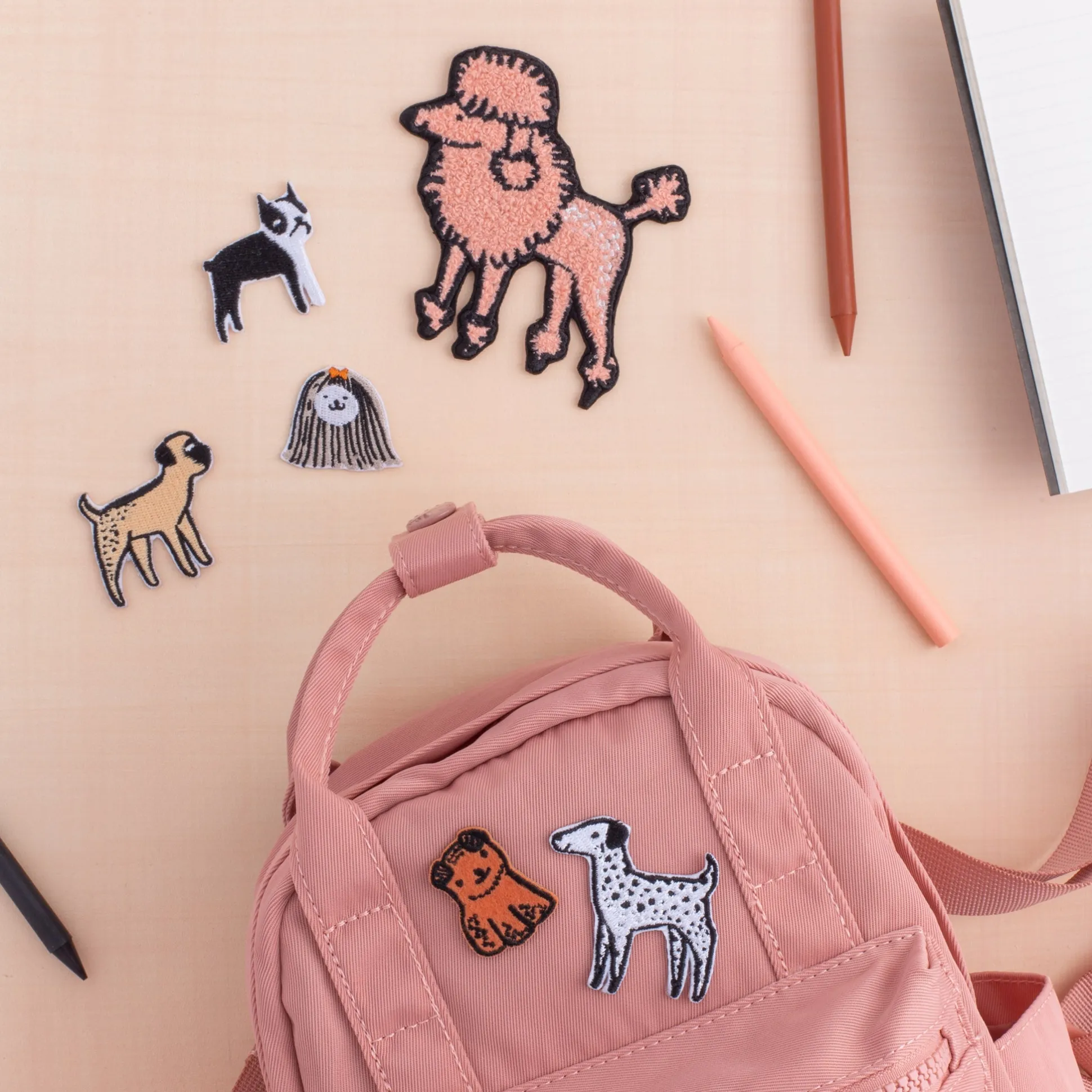 Bow Wow Patch Set, Pack of 5