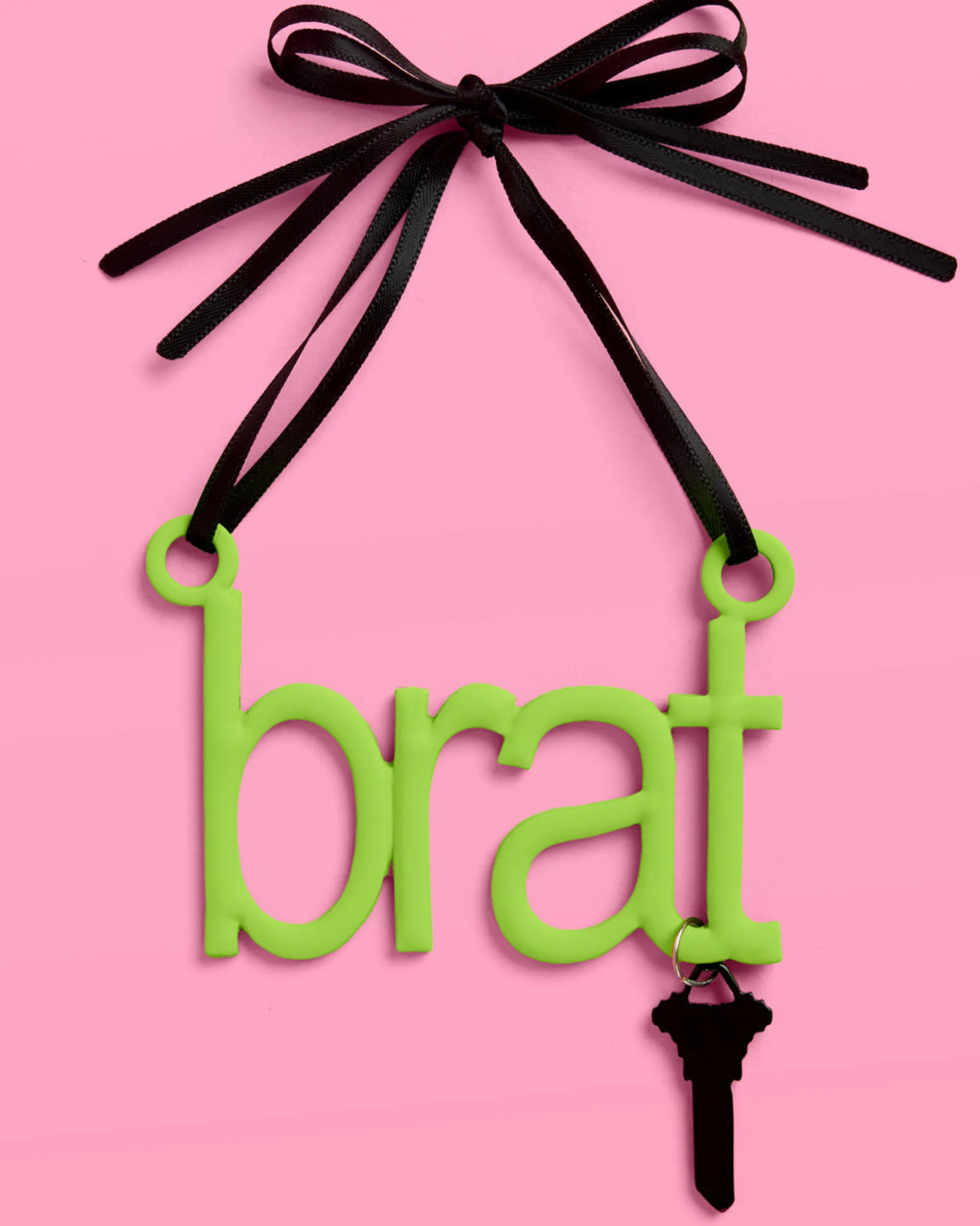 Brat Ornament - neon green ornament