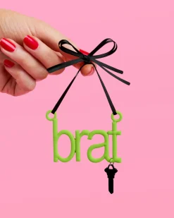 Brat Ornament - neon green ornament