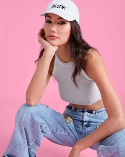 Bride Baseball Hat - Embroidered Cotton Hat