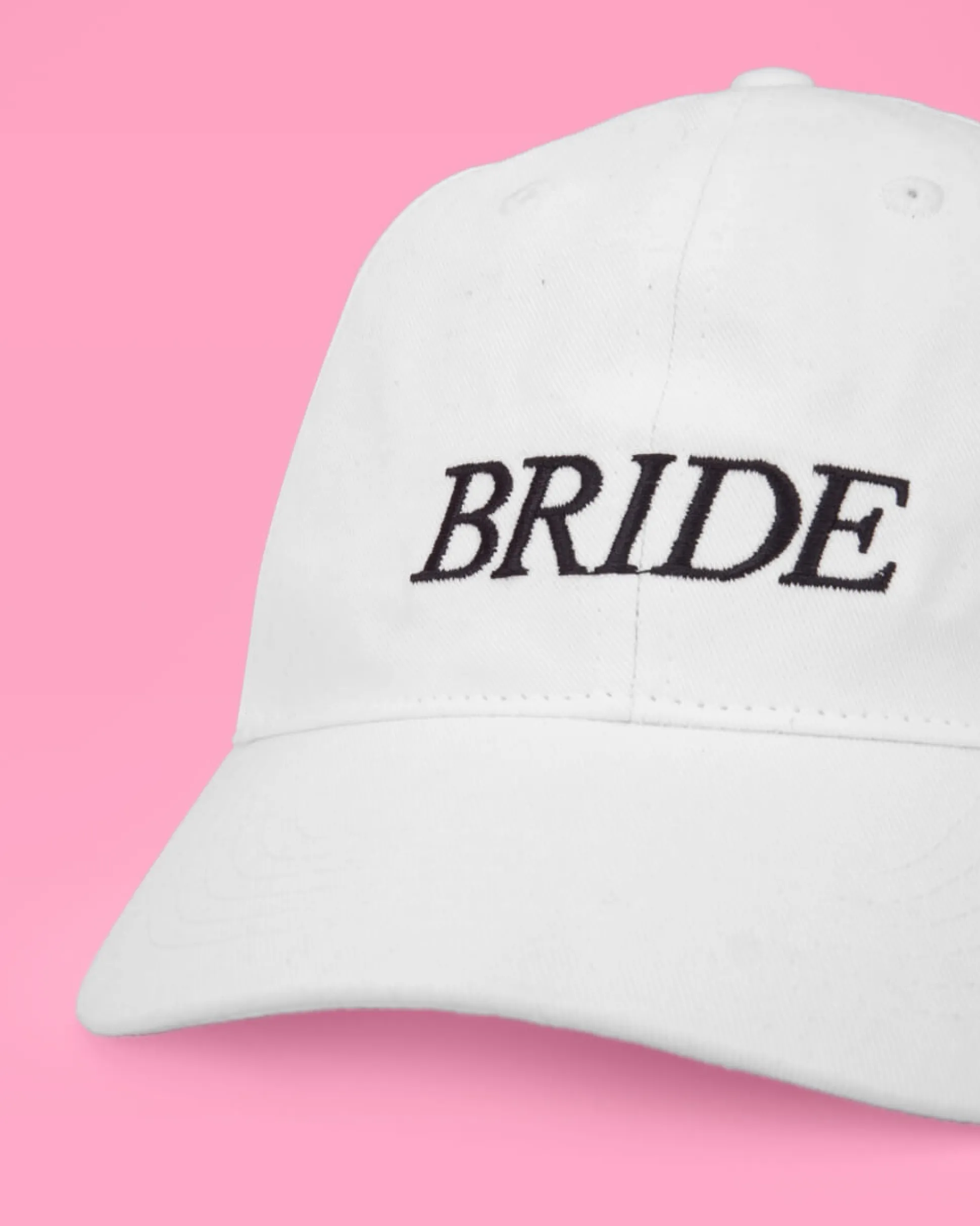 Bride Baseball Hat - Embroidered Cotton Hat