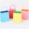 Bright Fringed Party Bags (x 8)