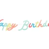 Bright Happy Birthday Garland Set