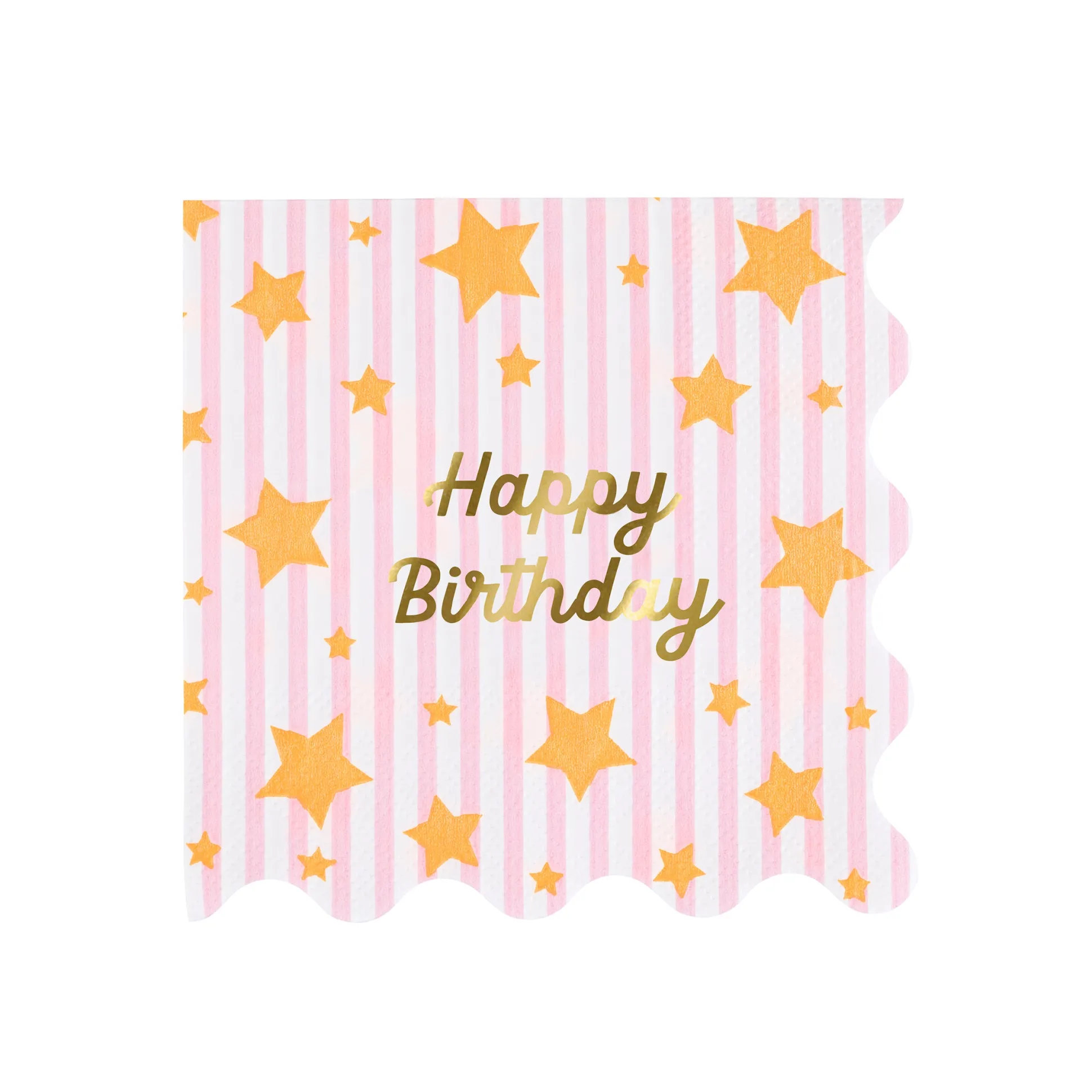 Bright Star Happy Birthday Large Napkins (x 16)