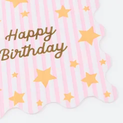 Bright Star Happy Birthday Large Napkins (x 16)