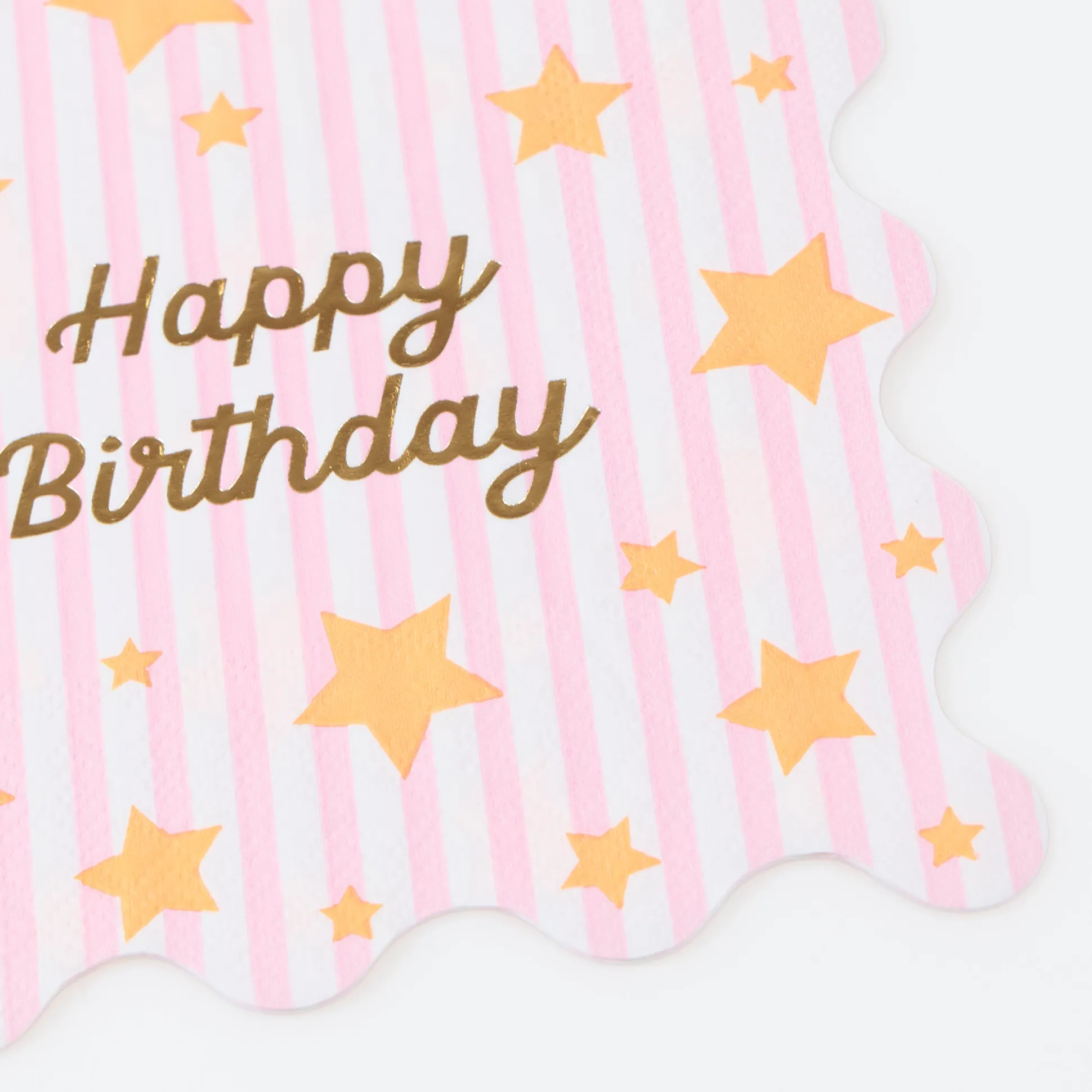 Bright Star Happy Birthday Large Napkins (x 16)